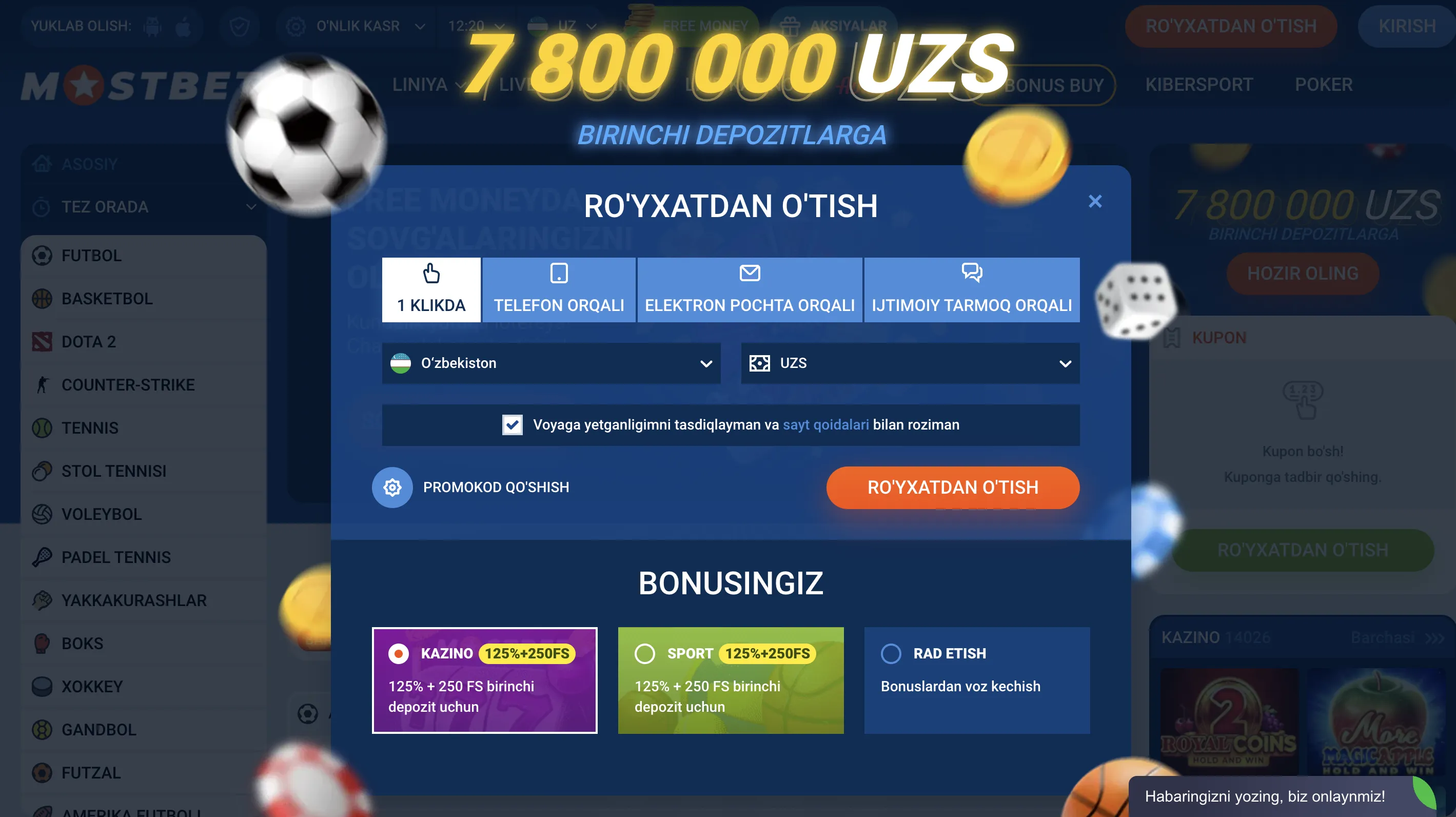 Mostbet Com va Mostbet-UZ kirish variantlari haqida qisqacha